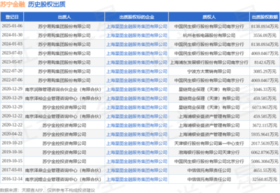 蘇寧金融股權(quán)出質(zhì)8138萬元，金融信息技術(shù)外包業(yè)務(wù)前景引關(guān)注
